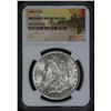 Image 1 : 1884-O Stage Coach Morgan Dollar BU NGC RARE