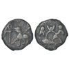 Image 1 : Ancient India: Early Uninscribed Cast Copper Coinage - Punjab series, lion type, PAIC 353, 4.55g.