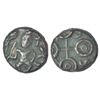 Image 1 : Ancient India: Ancient Malwa, Ujjain, copper coin of 'human figure/Shiva' type, PAIC 700, 2.73g.