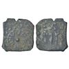 Image 1 : Ancient India: Taxila - local trading guild coinage, 'five guilds' series, ½ unit, PAIC 1571, 2.34g.