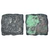 Image 1 : Ancient India: Ancient Haryana - copper coin of 'Agodaka' city-state, similar to PAIC 988, 3.02g.