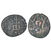 Image 1 : Ancient India: Ancient Haryana - copper coin of Agodaka city-state, Lakshmi type, PAIC 1005, 1.72g.