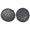 Image 1 : Ancient India: Nezak Huns, Zabulistan/Ghazna series (c.650-700 AD), debased silver drachm, 3.55g.