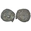 Image 1 : Medieval India: Eastern Chalukyas of Vengi, 'Vishnukundin', alloyed copper coin, unlisted, 1.81g.