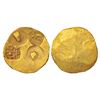 Image 1 : Medieval India: Chalukyas of Kalyani, gold punch-marked pagoda, 3.64g.