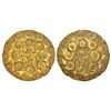 Image 1 : Medieval India:Kakatiyas of Warrangal, gold PMC with 23 repousse punches, 9.63g, Unpublished variety