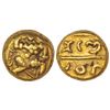 Image 1 : Medieval India: Pre-Vijayanagara period, base gold hon from South Karnataka, 3.37g.