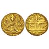 Image 1 : Medieval India: Vijayanagar Kingdom, Sangama dynasty, gold ½ pagoda of Pratapa Devaraya I, 1.70g.