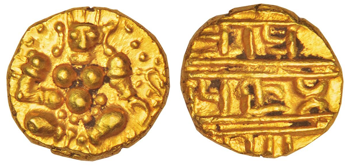 Gold Deva Raj Medieval India: Vijayanagar Kingdom, Tuluva dynasty, gold pagoda of ...