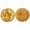 Image 1 : Medieval India: Vijayanagar Kingdom, Aravidu dynasty, gold varaha of Venkata Raya III, 3.34g.