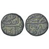Image 1 : Sultans of Gujarat, Copper ½ fulus, Shams al-Din Muzaffar Shah II, Burhanpur, AH 920, not G&G, 5.37g