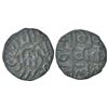 Image 1 : Sultans of Sindh, Qarlughid, copper Jital of Nasir al-Din Muhammad Qarlugh, G&G SS14, 3.51g.