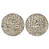 Image 1 : Mughals: Akbar (1556-1605 AD), silver rupee, Anhirwala Pattan, AH 984, KM 80.4, 11.38g.