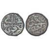 Image 1 : Mughals: Akbar (1555-1605 AD), copper dam, Budaun mint, Ardibihist 37, KM 32.6, 20.27g.