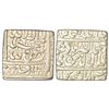 Image 1 : Mughals: Akbar, silver square rupee, Dar us-Sultanat Fathpur mint, AH 986, KM 82.2, 11.28g.