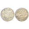 Image 1 : Mughals: Jahandar Shah, silver rupee, Surat mint, 'Sahib Qiran', AH 1124/RY Ahd, Trisul, 11.49g.