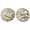 Image 1 : Mughals: Farrukhsiyar, silver ½ rupee, Surat (by style), AH (11)28/RY 5, 5.73g, broad flan, 21mm.
