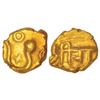 Image 1 : Independent Kingdoms: Maratha Confederacy, Ghorpade Chiefs, gold Fanam of 'Subbarayi' type, 0.36g.