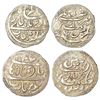 Image 1 : Princely States: Garhwal, Pradip Shah (1717-1772 AD), silver timasha (2), Srinagar mint. (2 coins)