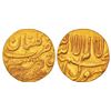 Image 1 : Princely States: Haidarabad feudatory, Nawabs of Kalyani, - gold mohur, Kalyan mint, 11.04g.