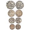Image 1 : Princely States: Jaipur, Madho Singh II (1880-1922 AD), set of 4 silver coins.