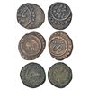 Image 1 : Princely States: Travancore, copper thira cash (3 coins).