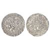 Image 1 : Princely States: Tripura, Yaso Manikya, silver tanka, Queen Lakshmi, Sake 1522, R&B-T 192, 10.75g.