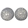 Image 1 : Princely States: Tripura, Kalyana Manikya, silver tanka, Queen Kalavati, Sake 1548, R&B-T 205, 9.63g