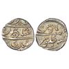 Image 1 : Bombay Presidency, Mumbai (off flan) mint, silver 1/5 rupee, in the name of Shah Jahan II, 2.28g.