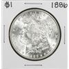 Image 1 : 1886 $1 Morgan Silver Dollar Coin