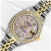 Image 4 : Rolex Ladies Two Tone Pink Mother of Pearl Diamond Datejust Wristwatch