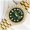 Image 2 : Rolex Men's 18K Yellow Gold 4.0 ctw Diamond Day Date President Wristwatch