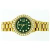 Image 3 : Rolex Men's 18K Yellow Gold 4.0 ctw Diamond Day Date President Wristwatch