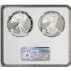 Image 2 : 1986-S & 2021-S First Year of Issue $1 Proof Silver Eagle Coin Set NGC PF69 Ultra Cameo