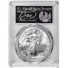 Image 1 : 2021-(S) Ty. 1 $1 American Silver Eagle Coin PCGS MS70 Cleveland Signed San Francisco