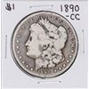 Image 1 : 1890-CC $1 Morgan Silver Dollar Coin