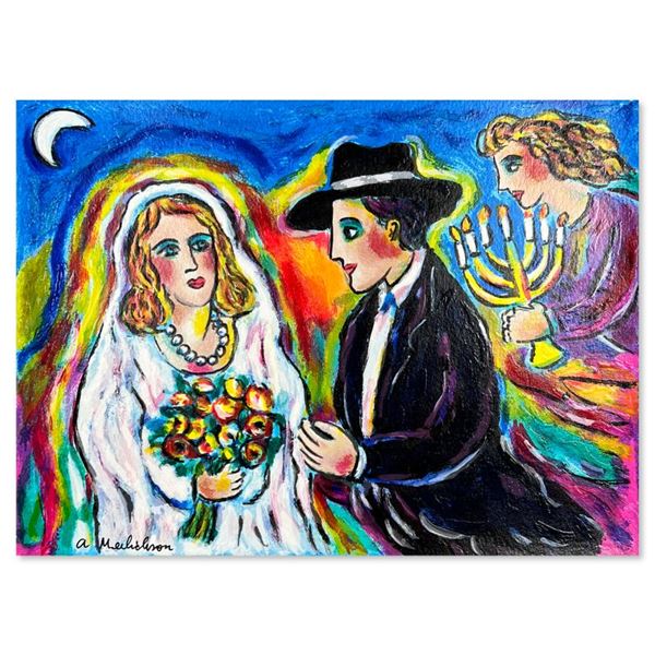 Alex Meilichson  Moonlight Wedding  Limited Edition Serigraph On Paper