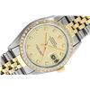 Image 1 : Rolex Men's Two Tone Champagne Diamond Datejust Watch with Box