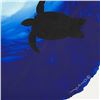 Image 2 : Wyland "Sea Turtle in Blue" Original Watercolor on Paper