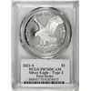 Image 2 : 2021-S Type 2 $1 American Silver Eagle Coin PCGS PR70DCAM Emily Damstra Signature FS