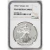 Image 1 : 1996-P $1 Proof American Silver Eagle Coin NGC PF69 Ultra Cameo