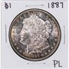 Image 2 : 1887 $1 Morgan Silver Dollar Coin Proof Like