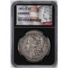 Image 2 : 1881-CC $1 Morgan Silver Dollar Coin NGC Genuine