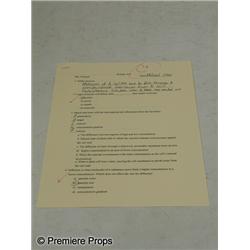 The Blind Side Michael Oher (Quinton Aaron) Biology Movie Props