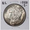 Image 1 : 1888-S $1 Morgan Silver Dollar Coin