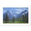 Image 1 : Peter Ellenshaw (1913-2007) "Grand Tetons" Limited Edition Lithograph On Paper