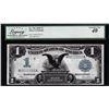 Image 1 : 1899 $1 Black Eagle Silver Certificate Note Fr.236 Legacy Extremely Fine 40