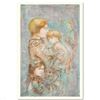 Image 1 : Hibel (1917-2014) "Woman With Children" Limited Edition Lithograph On Paper