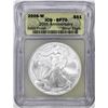 Image 1 : 2006-W $1 Burnished American Silver Eagle Coin ICG SP70 20th Anniversary