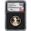 Image 1 : 2018-W Proof $25 American Gold Eagle Coin NGC PF70 Ultra Cameo Mercanti Signed FDOI